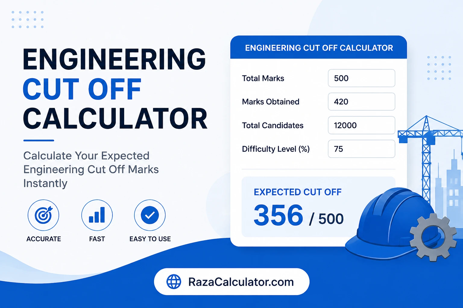 Engineering Cut Off Calculator – Calculate Expected Cut Off Marks